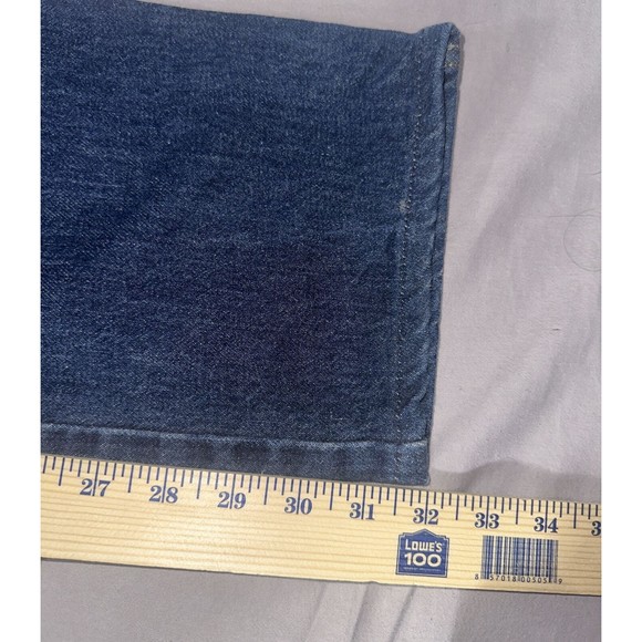 Vintage Rockies Jeans Womens 9/10 Long Dark Wash Western Studded Slim - Picture 13 of 14